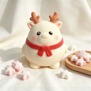 Nouveau jouet à presser renne de Noël 2026, géant, mignon, sensoriel, anti-stress, cadeau fantaisie pour enfants, fête de fin d'année - Product Image 3