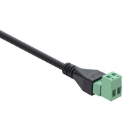 Audio chapado en oro RCA macho a verde 2 pines Terminal sin soldadura Cable adaptador de enchufe Lotus Audio cableado AV Cable de enchufe