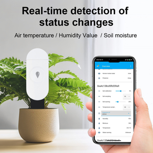 Sensor de Humedad del Suelo Inteligente Haozee Zigbee 3.0, Detector de Temperatura y Humedad, Control por Aplicación, Funciona con Batería, Compatible con el Hogar - Product Image 5
