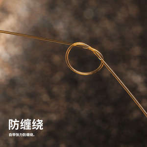 Línea de pesca de monofilamento Xone, 120m, 2,0mm, nailon de alta resistencia, línea principal marrón rojizo para pesca en agua dulce y salada - Product Image 2