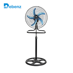 Ventilador de Pedestal Debens, Portátil, de Emergencia, con Viento Fuerte y Bajo Nivel de Ruido, Eléctrico, Construcción Metálica - Product Image 3