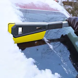 Anjuny nuova Auto Multi-funzionale pala antighiaccio spazzolino da neve brina raschietto per ghiaccio