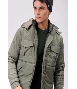 Chaqueta de Invierno con Capucha para Hombre, Abrigo Acolchado Aislante, Cortavientos y Cálido para Esquí, Snowboard, Deportes al Aire Libre y Viajes - Product Image 1