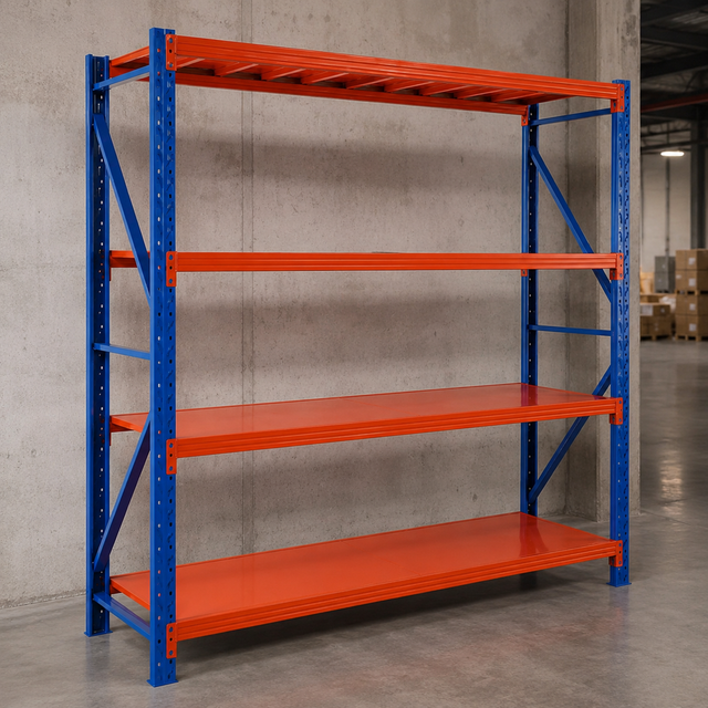 Industrial Storage Steel Metal Industrial Rack Heavy Duty Shelving System for Warehouse Workshop Bulk Storage Projects