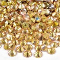 OLeeya - Cristales Brillantes de Tamaño Pequeño SS3/SS4/SS5, Gemas de Vidrio con Reverso Plano, Sin Fijación en Caliente, para Leotardos, Bikinis y Prendas