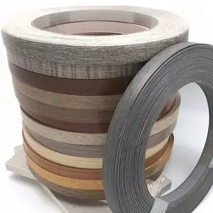 MONSOON PVC Edge Banding Tape With The Same Melamine Color 0.8Mmx22Mm Plastic Rattan Strips