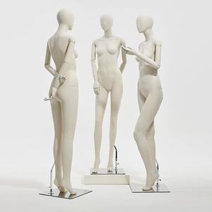 Высококачественный продвинутый женский манекен для всего тела, белая подставка из стекловолокна, стильная головка для модной витрины, аксессуары для одежды - Product Image 5