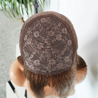 Perruque Topper Sans Colle en Cheveux Humains Vierges HD de Haute Qualité, Base en Soie 6x6 Pouces, Dentelle Française, Vente en Gros