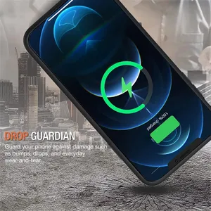 Étui de charge sans fil portable 10000mAh pour <span class=keywords><strong>iPhone</strong></span> <span class=keywords><strong>12</strong></span> Pro <span class=keywords><strong>12</strong></span> Pro Max, étui de chargeur de batterie étendue <span class=keywords><strong>rechargeable</strong></span> pour <span class=keywords><strong>iPhone</strong></span> <span class=keywords><strong>12</strong></span> - Product Image 5