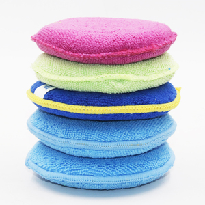 OEM Màu Sắc Trung Quốc Bán Buôn Sản Phẩm Chăm Sóc Xe Tự Động Chi Tiết Sơn Miếng Bọt Biển Vòng Bọt Xốp Sợi Nhỏ <span class=keywords><strong>Wax</strong></span> <span class=keywords><strong>Applicator</strong></span> Đánh Bóng - Product Image 1