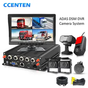 CCENTEN 4 كاميرات MDVR 3G 4G GPS Wifi شاحنة DVR للسيارة مع DMS مراقبة سلوك السائق