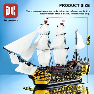 Dekechuangxiang 6005 Colección Piratas del Caribe, Barcos de Juguete de Plástico ABS, Rompecabezas Temático de Construcción y Ensamblaje - Product Image 3