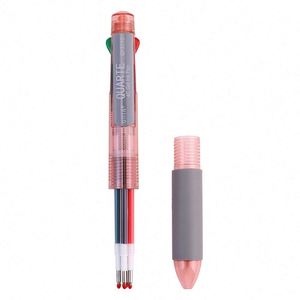 4-in-1 <b>Multi</b>-<b>Color</b> Ballpoint <b>Pen</b> Custom Logo Print Gel <b>Pens</b> with 0.5mm 0.7mm Writing Width for School & Office Promotional Gift - Product Image 3