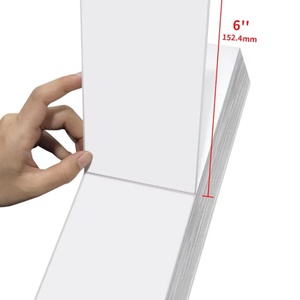 Etiquetas Térmicas Directas 4x6 Pulgadas, Adhesivos Brillantes de Alta Resistencia para Uso en Supermercados y Envíos, Embalaje de Cartón Gratuito - Product Image 6