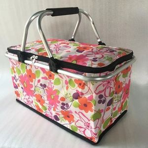 Cesto da Picnic per Bambini con Giocattoli, Cesti Grandi in <span class=keywords><strong>Vimini</strong></span> Pieghevoli, Cesti in Rattan e Tela Economici con Coperchio - Product Image 6