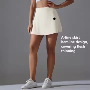 女式定制健身运动裙高腰瑜伽运动服-双色网球服批发健身房运动服 - Product Image 2