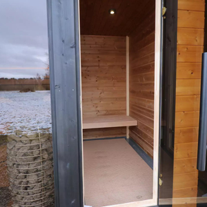<span class=keywords><strong>Cabine</strong></span> <span class=keywords><strong>de</strong></span> sauna <span class=keywords><strong>de</strong></span> <span class=keywords><strong>jardin</strong></span> <span class=keywords><strong>en</strong></span> <span class=keywords><strong>bois</strong></span> massif <span class=keywords><strong>de</strong></span> pruche au design moderne avec chauffage électrique à vapeur humide Cuisinière <span class=keywords><strong>de</strong></span> <span class=keywords><strong>douche</strong></span> extérieure - Product Image 2
