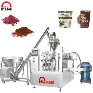 OMW Pouch Filling Sealing Doypack Powder Packing Zipper Premade Giving Bag Packaging Machine