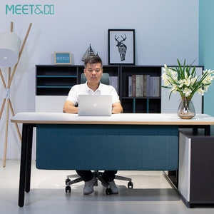 Hot Sale Cheap Office Desk Factory Large Quantity Spot Wholesale Office Furniture Employee boss Manager Desk - Product Image 2