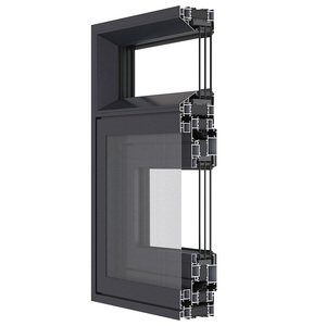 Cửa sổ nhôm kính hai lớp hiện đại phong cách xoay cách âm và cách nhiệt cho ngôi nhà & biệt thự - Product Image 2