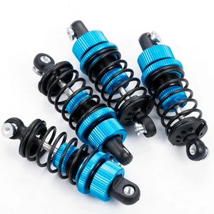 โช้คอัพน้ำมันอะลูมิเนียมอัลลอย4ชิ้นสำหรับรถ <span class=keywords><strong>Tamiya</strong></span> 1:10 RC ดริฟท์อะไหล่รถยนต์อัพเกรด - Product Image 1