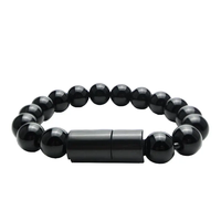 Bracelet de charge USB, perles de charge, câble de charge portable, chargeur de téléphone USB pour téléphone Android Type C Micro USB