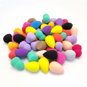 Fábrica al por mayor etiqueta privada sin látex belleza huevo cosmético Puff esponjas faciales licuadora pequeña Mini esponjas de maquillaje para maquillaje - Product Image 3