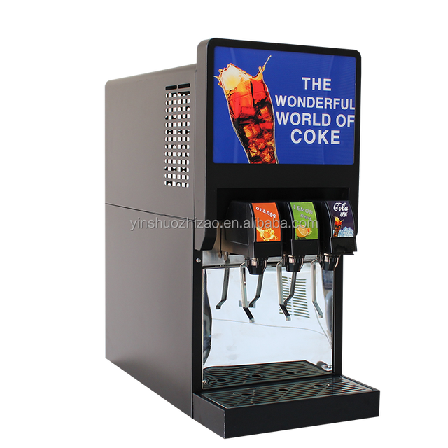 Commercial High Quality Energy-Saving YINSHUO Beverage Vending Machine with 1 Year Warranty for Cola & Slushy Coco 10L Capacity