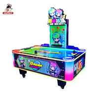 Table de Air Hockey Interactif Professionnel à Monnayeur avec Compteur de Score Électronique Multi-Balles et Technologie de Détection de Mouvement