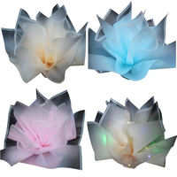 Papier Glassine Mat Double Face Dégradé YiFeng avec Revêtement PE Imperméable pour Emballage Floral 56x55cm