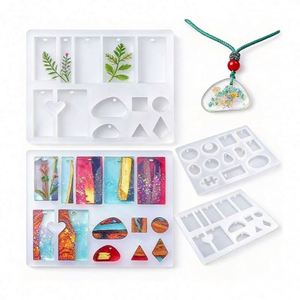 TOYSRUNNER Kit de Resina para Joyería, Gran Cantidad, Kit de Fabricación de Joyas, Resina Transparente de Curado Rápido con Luz UV, Moldes de Silicona, Herramientas y Accesorios - Product Image 1