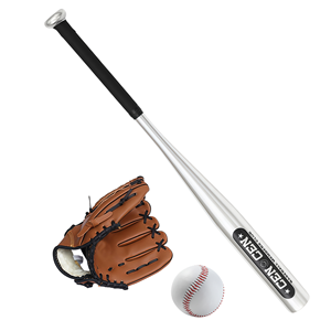 Set de Bate de Béisbol Portátil Antideslizante de Aleación de Aluminio para Entrenamiento de Béisbol con Bate y Guantes - Product Image 1