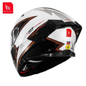 Casco Integral Unisex MTHELMETS con Certificación ECE y DOT, Doble Lente Antivaho, Ventilado para Todas las Estaciones, ABS, Nuevo para Carreras Urbanas - Product Image 4