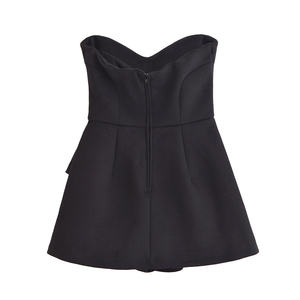 <span class=keywords><strong>Abbigliamento</strong></span> da <span class=keywords><strong>donna</strong></span> 2024 nuova moda abito Top in misto misto abito <span class=keywords><strong>retrò</strong></span> classico Mini abito da <span class=keywords><strong>donna</strong></span> nero - Product Image 2