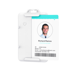 Alta calidad IOT Moko posicionamiento interior al aire libre IP67 impermeable LW006 LoRaWAN Smart Badge <span class=keywords><strong>GPS</strong></span> Card Tracker - Product Image 3