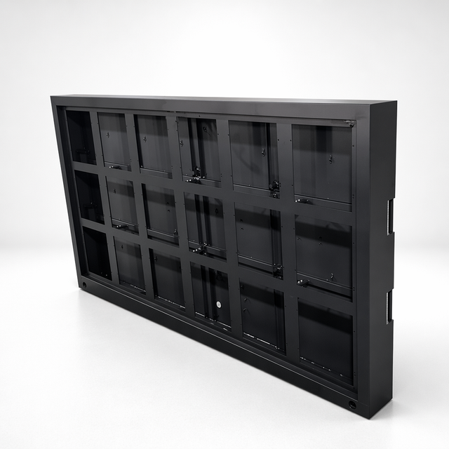 Custom Laser Cut Sheet Metal Football Stadium Perimeter Led Screen Display Cabinet for Novastar Led Display Screen