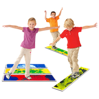 Dalles de sol liquides sensorielles pour l'autisme de 30 pouces, jouets d'équilibre pour enfants, tapis de sol en gel antidérapant en caoutchouc, tapis sensoriel de marche effet lave