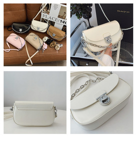 Bolso de Mano con Diseño de Cadena para Mujer, Nuevo Bolso de Hombro de Alta Calidad con Correa Cruzada para Damas - Product Image 2