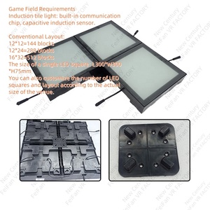 Écran de piste de danse à détecteur de mouvement LED Jeux actifs magnétiques Carrelage de sol sportif interactif Grille de pixels Activation du jeu Pista De Baile - Product Image 6