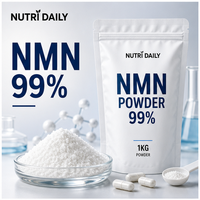 Poudre de NMN pure à 99 % - Nicotinamide Mononucleotide Prix d'usine pour la longévité cellulaire