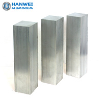 Pemasok batang persegi Aluminium kualitas tinggi Tiongkok batang persegi Aluminium 6061 T6 batang datar persegi panjang Aluminium