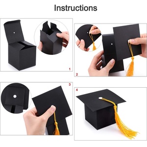Caja <span class=keywords><strong>de</strong></span> Regalo <span class=keywords><strong>con</strong></span> Forma <span class=keywords><strong>de</strong></span> Birrete <span class=keywords><strong>de</strong></span> Doctor, Caja <span class=keywords><strong>de</strong></span> <span class=keywords><strong>Dulces</strong></span> para Graduación, Recuerdo <span class=keywords><strong>de</strong></span> Fiesta, Caja <span class=keywords><strong>de</strong></span> <span class=keywords><strong>Dulces</strong></span> DIY para Graduación - Product Image 6