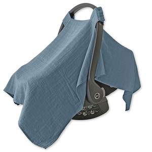 Funda de seguridad <span class=keywords><strong>para</strong></span> asiento de bebé, cubierta <span class=keywords><strong>para</strong></span> cesta de cochecito, gasa de algodón, transpirable, a prueba de viento, <span class=keywords><strong>protector</strong></span> <span class=keywords><strong>solar</strong></span>, talla única, diseño de dibujos animados - Product Image 1