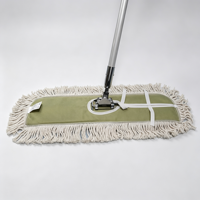 Serpillère à poussière robuste à grande surface de nettoyage, brins épais, rotation à 360°, couleur personnalisée, pour le nettoyage commercial des sols