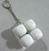 Porte-clés clavier mécanique anti-stress en plastique, mini, amusant, avec interrupteur à touches L, Z, 2, 4, 5, 9, 6, sonnerie mécanique, lumière LED, jouet personnalisé