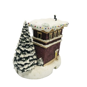 Personalized Handmade Polyresin <strong>Custom</strong> Lighted <strong>Christmas</strong> <strong>Village</strong> <strong>Houses</strong> - Product Image 1