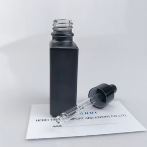 Flacon compte-gouttes carré en verre noir mat de haute qualité pour huiles essentielles, 15 ml, 30 ml, 50 ml, 100 ml - Product Image 4