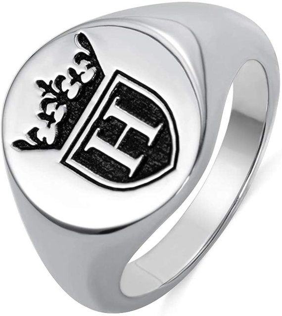 Trendy Birthstone Finger Ring Jewelry Rose Gold Plated Custom Cz 925 Sterling Silver Signet Men Ring