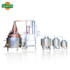 Équipement de distillation hybride 200L alambic en cuivre pour alcool Vodka <span class=keywords><strong>Rhum</strong></span> Gin, équipement de distillerie de whisky - Product Image 1