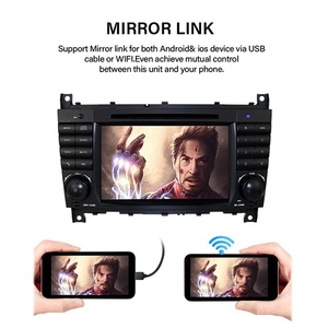 Reproductor de DVD <span class=keywords><strong>para</strong></span> Auto de 7 Pulgadas con Pantalla IPS de 4 Núcleos, WIFI, GPS, <span class=keywords><strong>Android</strong></span>, Estéreo <span class=keywords><strong>para</strong></span> Auto de 2 Din, Audio <span class=keywords><strong>para</strong></span> Auto <span class=keywords><strong>para</strong></span> MERCEDES C W203 CLC 2004-2008 - Product Image 5